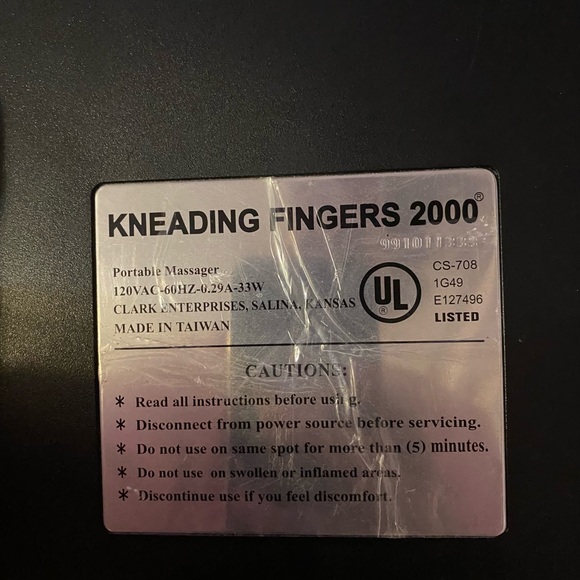 Kneading Fingers 2000 Commercial Model - Picture 2 of 2